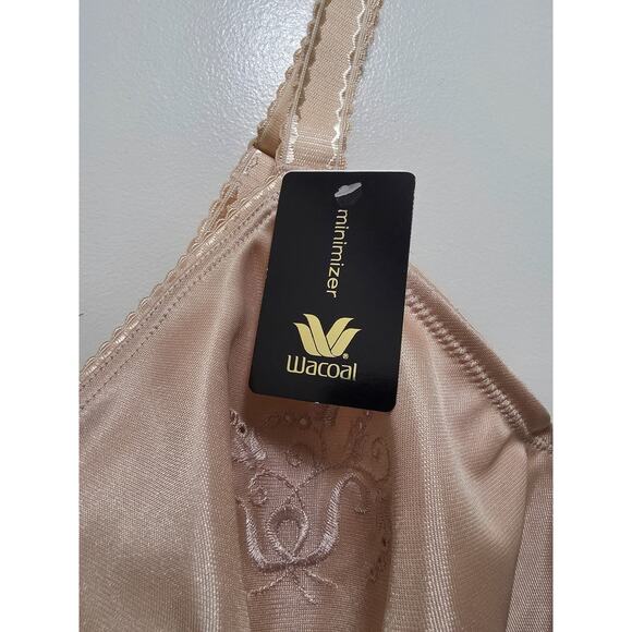 WACOAL 85154 Seamless Slimline Minimizer Size 40 DD Natural Nude Underwire - Picture 3 of 6